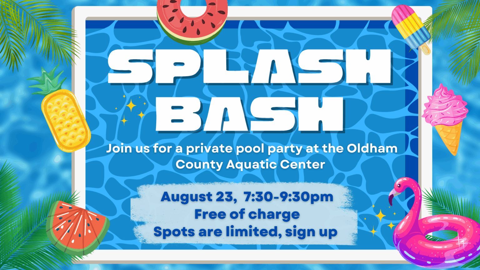 End of Summer Splash Bash - Middletown Christian Church